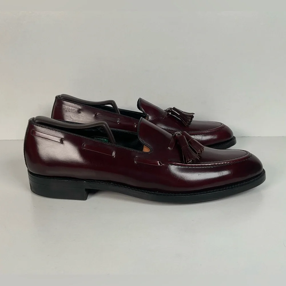 Vintage Florsheim Imperial Tassel Loafers | Tuscany Bordeaux | Men’s 10.5 AA